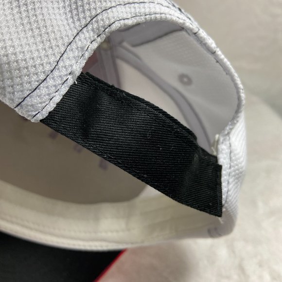 NASCAR Xfinity Series Corduroy Baseball Hat Comcast NBC Logo Maroon & White NEW - Picture 8 of 8